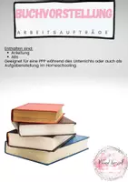 Vorschau - Arbeitsblätter - Buchvorstellung - Deckblatt