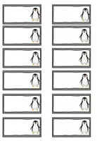 Vorschau - Poster - Pinguin Schreibvorlagen - Seite 1