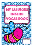 Vorschau - Arbeitsblätter - English vocabulary book - Deckblatt
