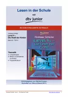 Vorschau - Stundenentwürfe - Unterrichtsmaterial zu ›Level 4 - Die Stadt der Kinder‹ von Andreas Schlüter - Deckblatt