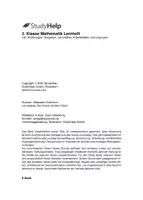 Vorschau - Arbeitsblätter - Mathe Lernheft 2. Klasse | Der Kanal mit dem Fisch - Seite 1