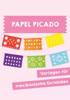 Vorschau - Mal- und Bastelvorlagen - Papel Picado - Deckblatt