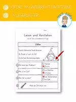 Vorschau - Arbeitsblätter - Sätze lesen und verstehen | 15 frühlingshafte Leseverstehen - Seite 1