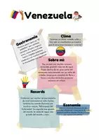 Vista previa - Hojas de trabajo - Aprendo y me divierto recorriendo Venezuela - página 1