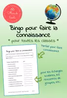 Aperçu - Jeux - Bingo pour faire la connaissance - Page de couverture