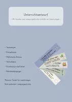 Vorschau - Stundenentwürfe - Unterrichtsentwurf - Lesestrategien für Lesespurgeschichte - Deckblatt
