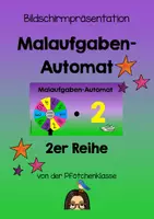 Vorschau - Interaktives Material - Interaktiver Malaufgabenautomat Einmaleins 2er Reihe - Deckblatt