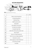 Vorschau - Arbeitsblätter - Auf dem Bauernhof - Seite 1