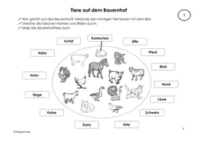 Vorschau - Arbeitsblätter - Auf dem Bauernhof - Seite 2