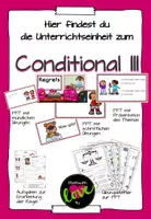 Vorschau - Arbeitsblätter - Unterrichtseinheit zum Conditional 3 if clause 3 - Deckblatt