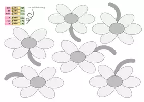 Vorschau - Arbeitsblätter - Französische Verben: Verb-Blume - Seite 1