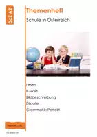 Vorschau - Arbeitsblätter - DaZ A2 Themenheft Schule in Österreich - Deckblatt