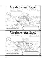 Vista previa - Unidades / Secuencias / Situaciones de Aprendizaje - Alemán Leseheft Abraham und Sara Abrahamerzählung Religion Grundschule Altes Testament Bibel Abrahamserzählung - página 1