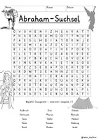 Vista previa - Unidades / Secuencias / Situaciones de Aprendizaje - Alemán Wachsendes XXL-Materialpaket Abraham und Sara Grundschule Religion Altes Testament Bibel - página 1