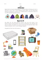 Vorschau - Arbeitsblätter - Materialpaket "Müll" - DAZ Sprachniveau A0-A1 - Seite 1