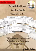 Vista previa - Unidades / Secuencias / Situaciones de Aprendizaje - Alemán Arbeitsheft " Die Arche Noah " Grundschule Religion Altes Testament Bibel - Portada
