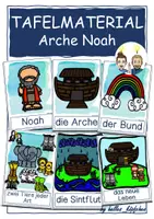 Vista previa - Juegos / Gamificación - Alemán Tafelmaterial " Die Arche Noah " Religion Grundschule Altes Testament Bibel - Portada