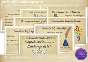 Vorschau - Spiele - Merkplakate: Magische Worte, die wirken wie Zaubersprüche - Deckblatt
