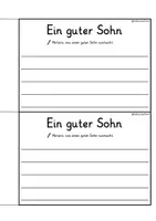 Vista previa - Hojas de trabajo - Alemán Arbeitsheft Gleichnis vom verlorenen Sohn Religion Grundschule Neues Testament Bibel - página 2