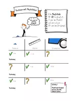 Vorschau - Präsentationen/Tafelbilder - Merkblatt und Merkbausteine: Rechnen mit Maßstäben als Sketchnote - Seite 1