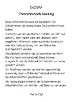 Vorschau - Stundenentwürfe - DAZ DAF Materialpaket Themenbereich Kleidung - Seite 2