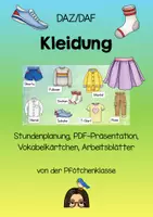Vorschau - Stundenentwürfe - DAZ DAF Materialpaket Themenbereich Kleidung - Deckblatt