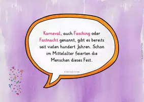 Vorschau - Präsentationen/Tafelbilder - 🥳 Karneval / Fasching - Buntes Tafelmaterial (differenziert) - Seite 3
