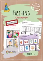 Vorschau - Arbeitsblätter - Fasching - Forscherheft - Deckblatt