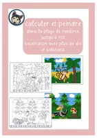 Aperçu - Feuilles d'exercices - Calculer et peindre soustraction dans l'espace des nombres 100 - Page de couverture