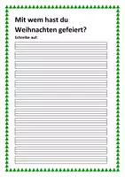 Vorschau - Arbeitsblätter - Meine Weihnachtsferien - Seite 3