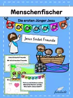 Vorschau - Präsentationen/Tafelbilder - Menschenfischer-Die ersten Jünger Jesu - Deckblatt