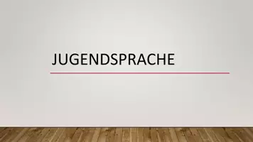 Vorschau - Präsentationen/Tafelbilder - Powerpointpräsentation: Jugendsprache - Seite 2