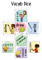 Vorschau - Spiele - Vocabulary Dice / Vobcab / Vokabelwürfel - Kreatives Üben - Seite 3