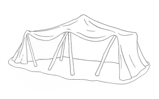 Vorschau - selbst erstellte Cliparts/Grafiken - Cliparts Bibelgeschichten - Häuser - Hütten - Nomadenzelt - Seite 3