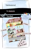 Vorschau - Bildkarten - La maison - Tafelmaterial mit Wortkarten - Deckblatt