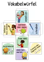 Vorschau - Spiele - Vokabeln lernen mit Spaß / Würfel Aktivitäten - Seite 3