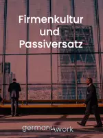 Vorschau - Stundenentwürfe - Firmenkultur & Passiversatz - Deckblatt