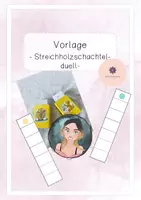 Vorschau - Arbeitsblätter - Streichholzduell Vorlage - Deckblatt