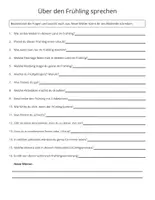 Vorschau - Stundenentwürfe - DAF/DAZ 2 Sprechanlässe - Sommer, Frühling, Jahreszeiten, Sprechanlass daf, daz, Konversation A2, B1, B2, Deutsch, Sprechübung - Seite 3
