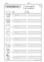 Aperçu - Feuilles d'exercices - Anglais - Feuilles d'exercices adjectifs et contraires - Adjectives and Opposites practice English, worksheets - Page 2