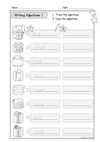 Aperçu - Feuilles d'exercices - Anglais - Feuilles d'exercices adjectifs et contraires - Adjectives and Opposites practice English, worksheets - Page 3