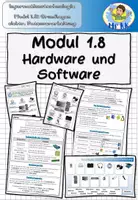 Vorschau - Stundenentwürfe - Modul 1.8 Hardware und Software Informationstechnologie Lehrplan Plus - Deckblatt
