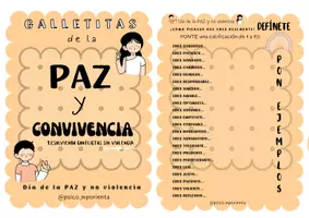 Vista previa - Hojas de trabajo - PACK PAZ Y NO VIOLENCIA - Portada