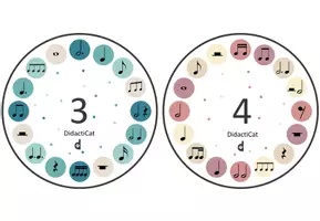 Vista previa - Tarjetas / Manipulativos - Círculos musicales - página 3