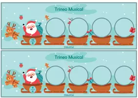 Vista previa - Juegos / Gamificación - Trineos musicales A3 - página 1