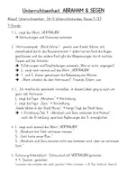 Vorschau - Unterrichtsreihen - Unterrichtseinheit ABRAHAM & SEGEN (Religion Klasse 1/2) - Seite 2