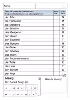 Vorschau - Arbeitsblätter - Lesespaziergang Fasching Detektiv - Seite 3