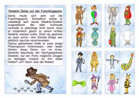 Vorschau - Arbeitsblätter - Lesespaziergang Fasching Detektiv - Seite 2