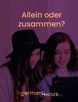 Vorschau - Präsentationen/Tafelbilder - Allein oder zusammen - Deckblatt