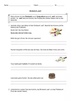 Vorschau - Arbeitsblätter - Bindewort - Bindewörter - dass, und, weil - Deckblatt
